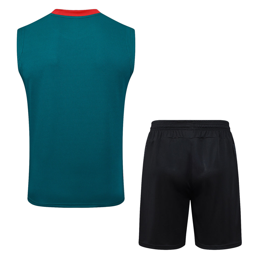 Men’s AC Milan Training Vest Green/Black/Red