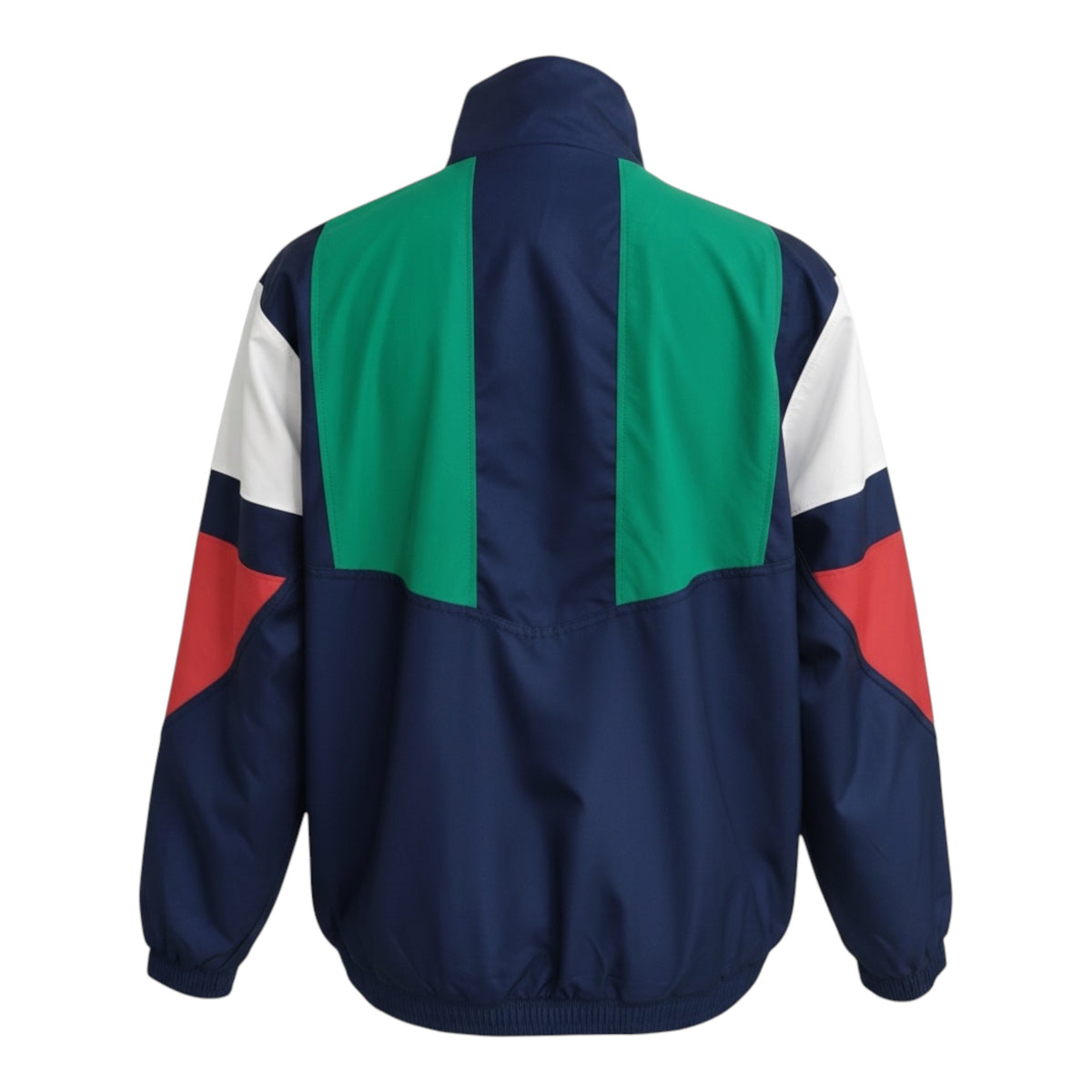 Chaqueta deportiva retro Italia – Azul marino/Verde/Blanco/Rojo