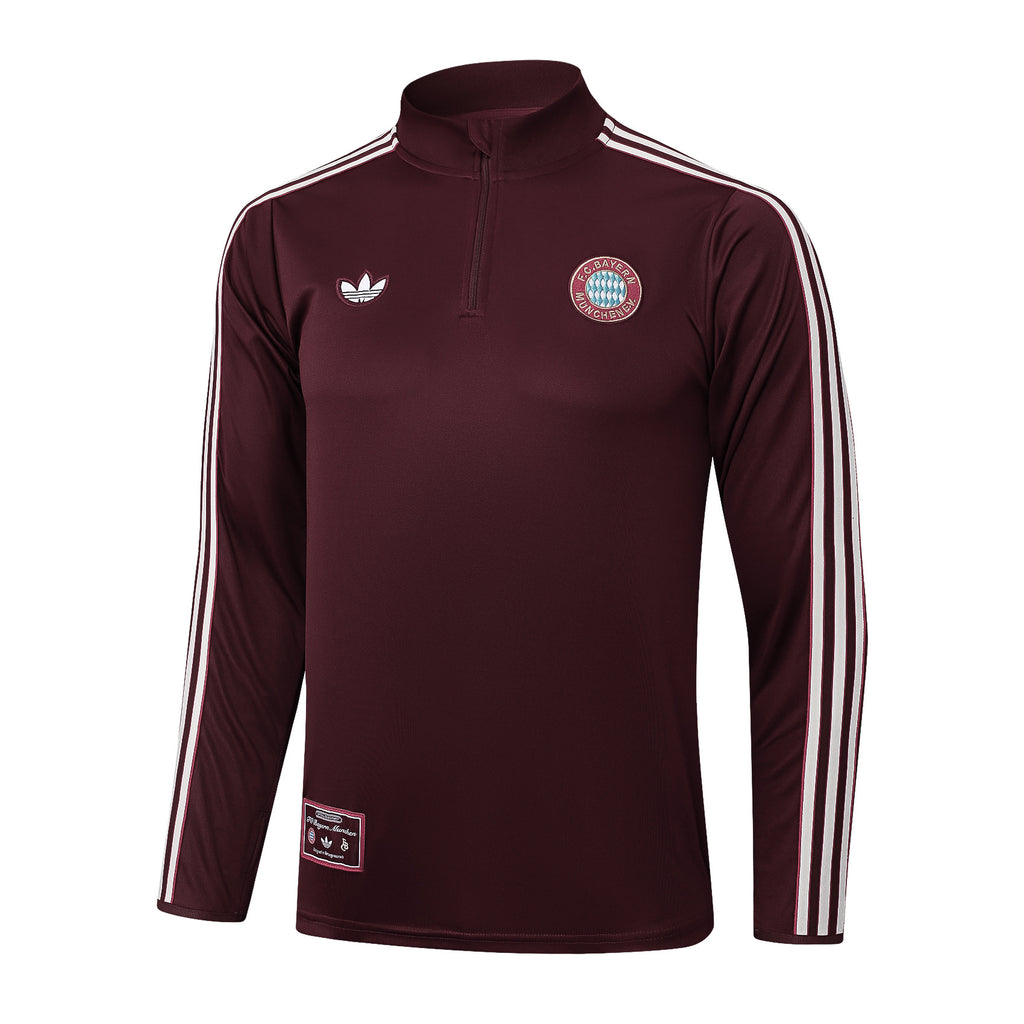 Men’s Bayern Munich Training Tracksuit Burgundy/Wine