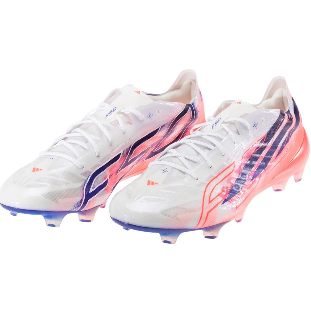 adidas F50 Hyperfast Evo FG Firm Ground Soccer Cleat
White/Solar Purple/Solar Turbo