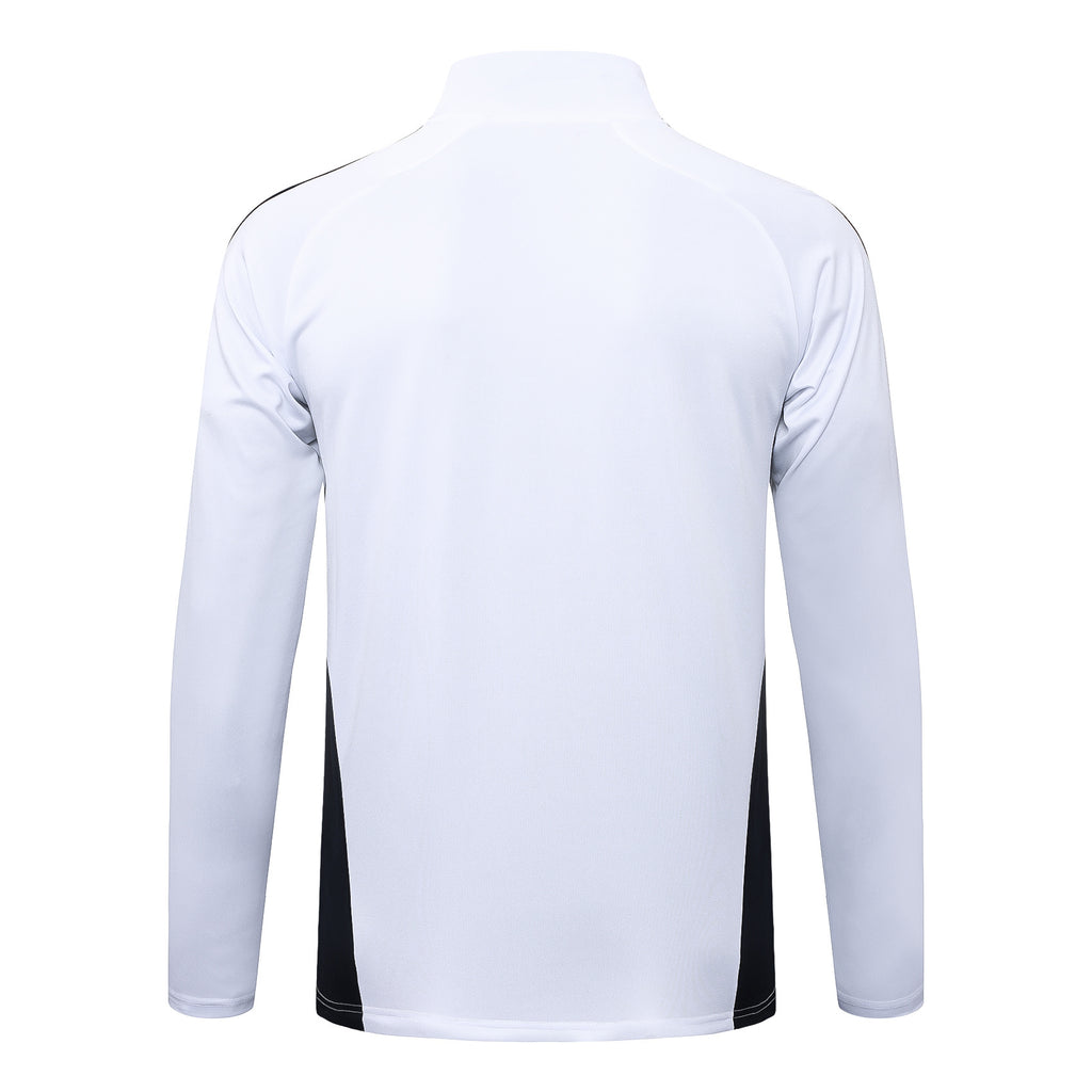 Men’s Real Madrid Training Tracksuit White/Black/Neon Green