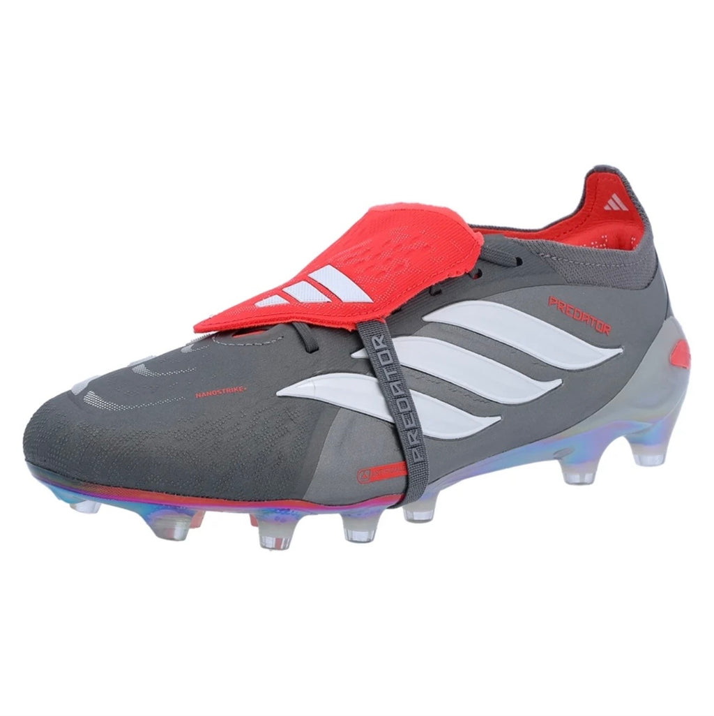 adidas Predator Elite FT AG Artificial Grass Soccer Cleat
Iron Metallic/Zero Metallic/Lucid Red
