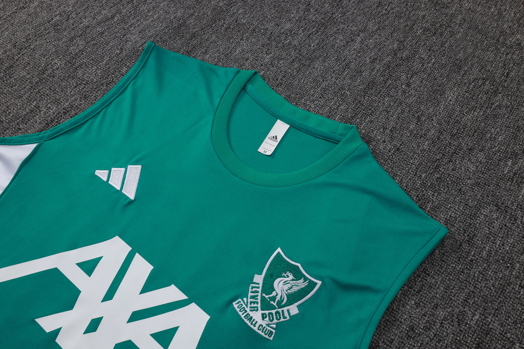 Men’s Liverpool FC Training Vest Green/Black/White