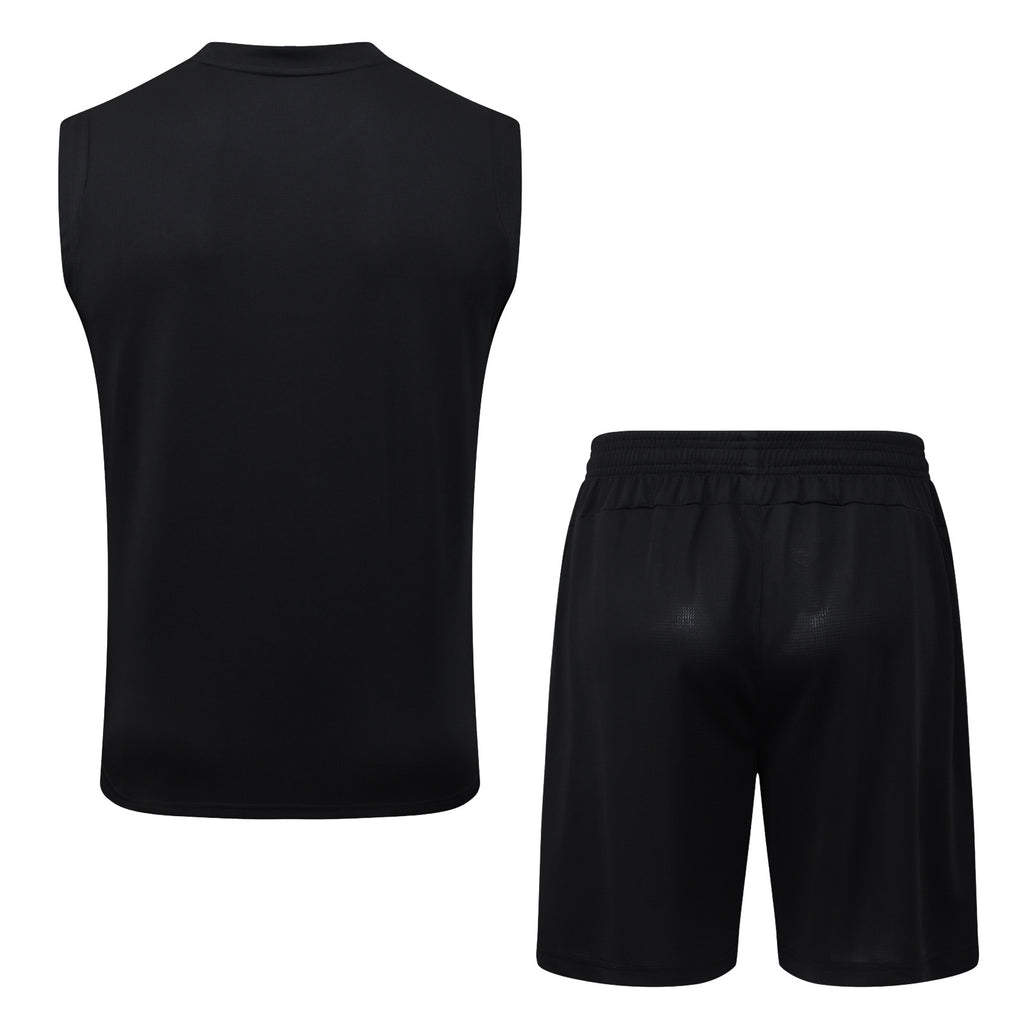 Men’s Manchester City 25/26 Training Vest Black/Grey