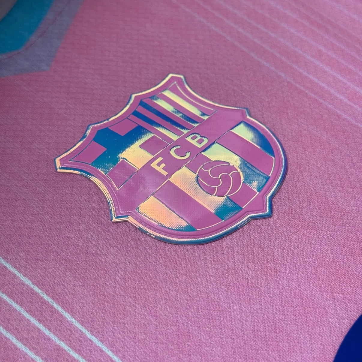 Men’s Barcelona 2025 Light Pink Special Jersey