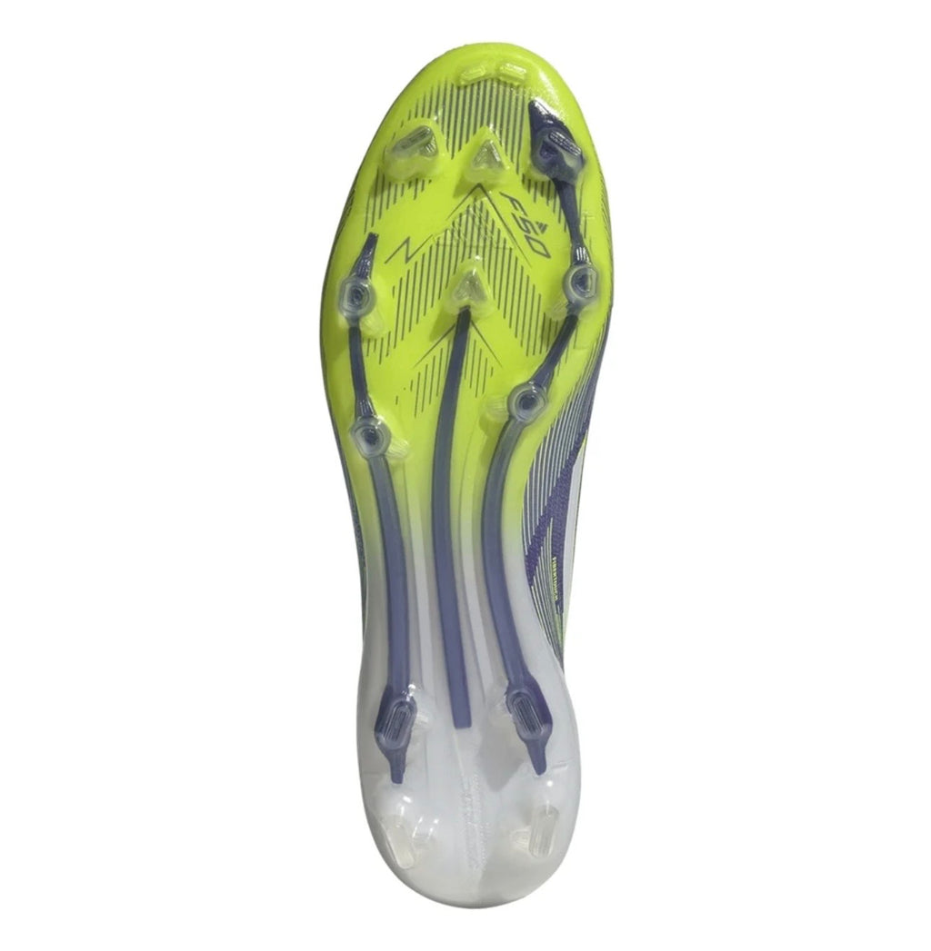 adidas F50 Elite LL FG Firm Ground
Soccer Cleat
Purple Rush/White/Lucid Lemon
