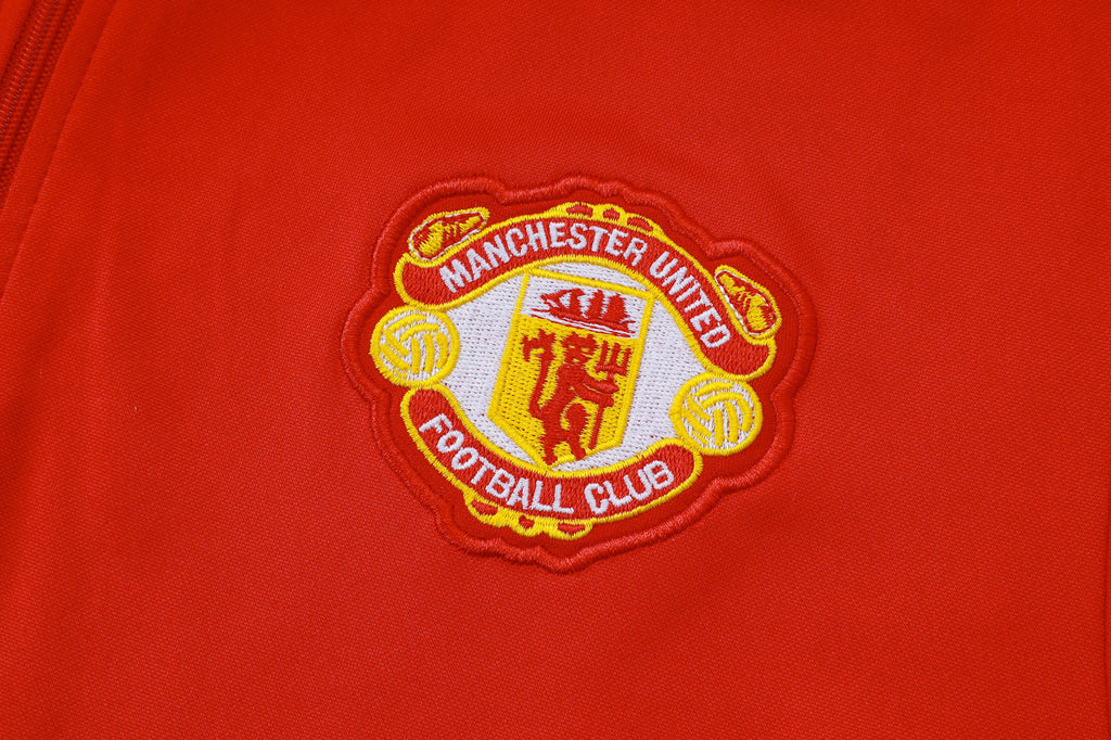 Men’s Manchester United Training Tracksuit Red/Black