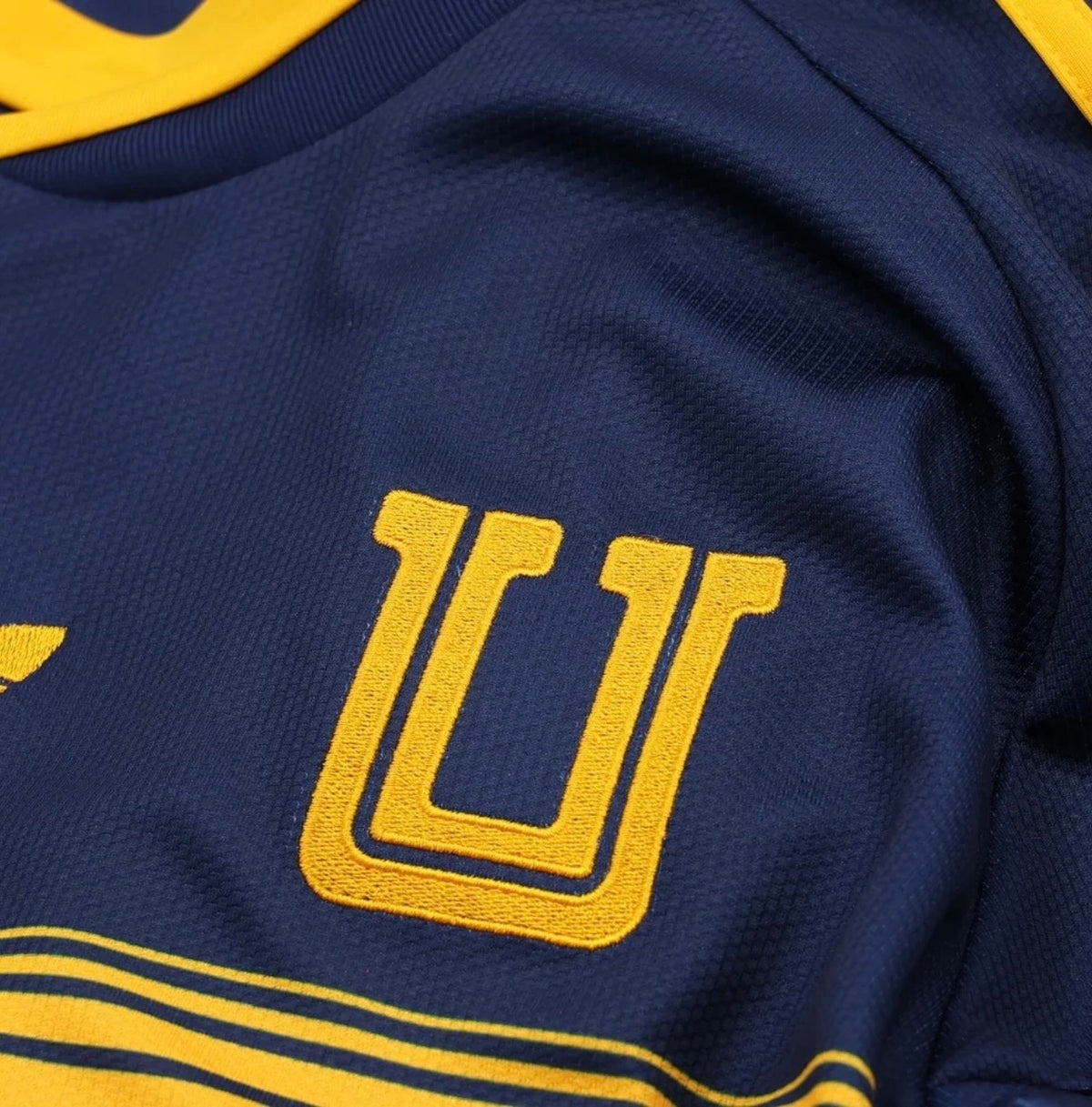 Men's Replica adidas Tigres Long Sleeve Away Jersey 26/27