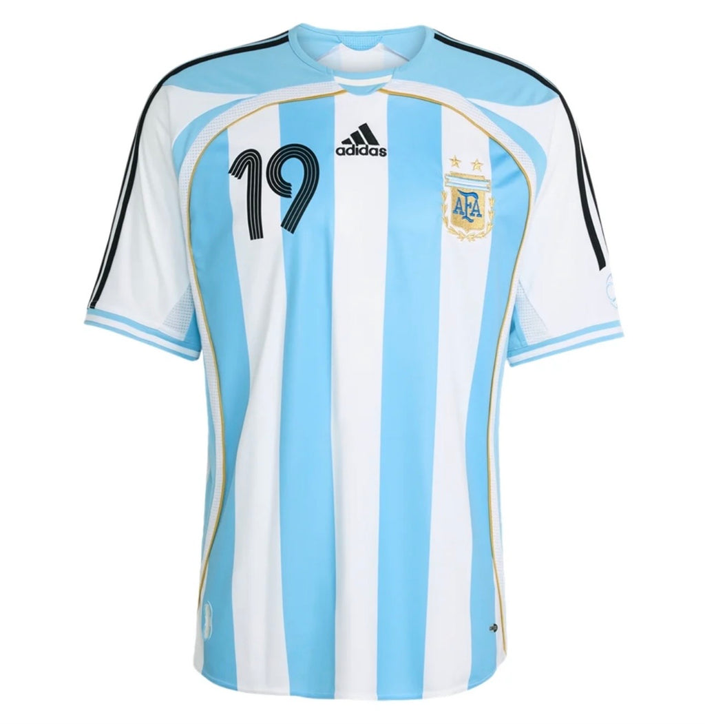Men’s Argentina 2006 Home Jersey Messi 10 Retro