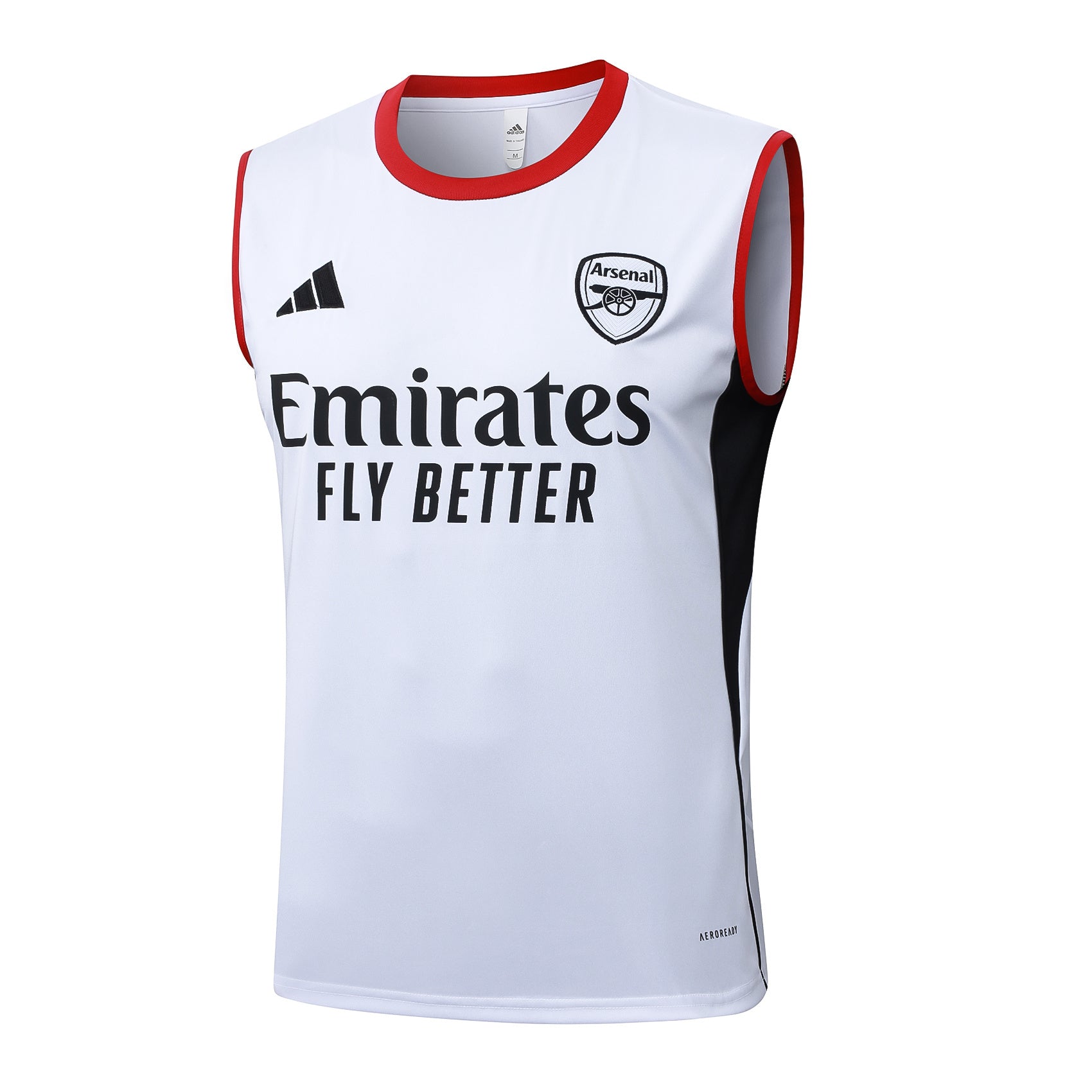 Men’s Arsenal FC Training Vest White/Black/Red