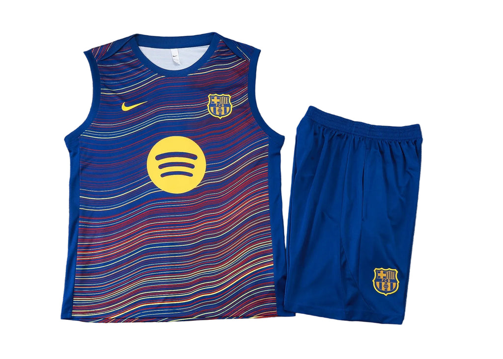 Men’s FC Barcelona 25/26 Training Vest Blue/Red/Yellow