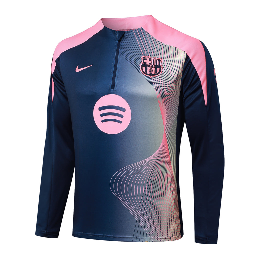 Men’s FC Barcelona Training Tracksuit Blue/Pink