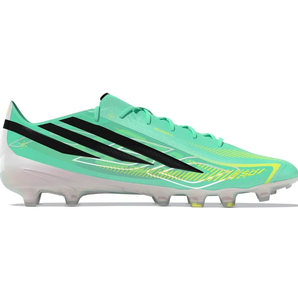 adidas F50 Hyperfast Elite AG Artificial
Grass Soccer Cleat
Pulse Mint/Core Black/Solar Lemon2