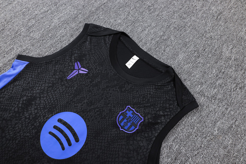 Men’s FC Barcelona 25/26 Training Vest Black/Purple