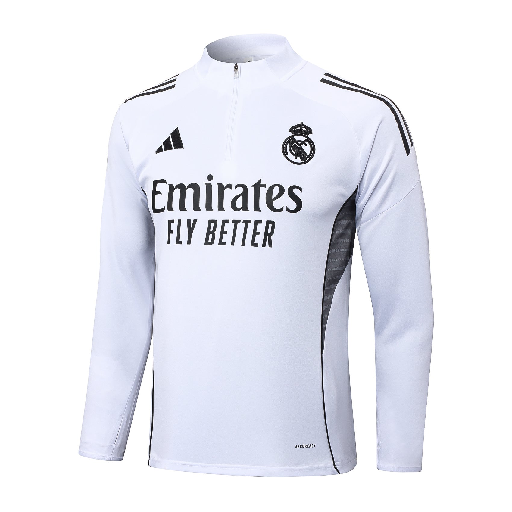 Men’s Real Madrid Training Tracksuit White/Grey