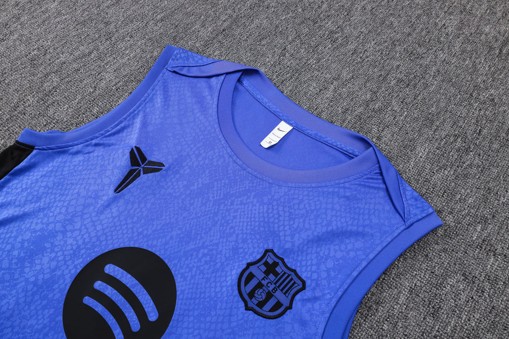 Men’s FC Barcelona 25/26 Training Vest Purple/Black