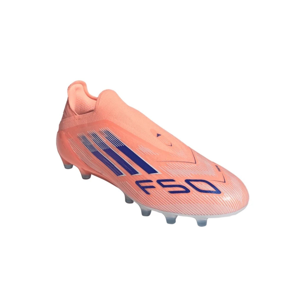 adidas F50 Elite Laceless AG Artificial
Grass Soccer Cleat
Beam Orange/Lucid Blue/White