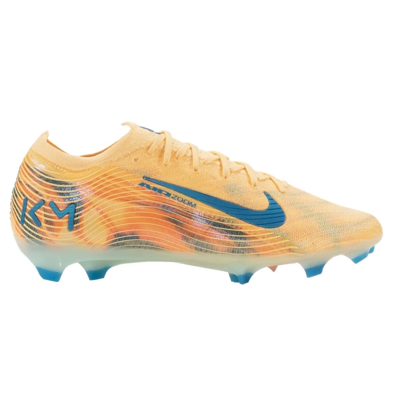 Nike Zoom Mercurial Vapor 16 Elite KM
FG Firm Ground Soccer Cleat
Melon Tint/Neo Turquoise/Igloo