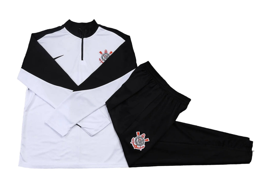 Men’s Corinthians Training Tracksuit White/Black