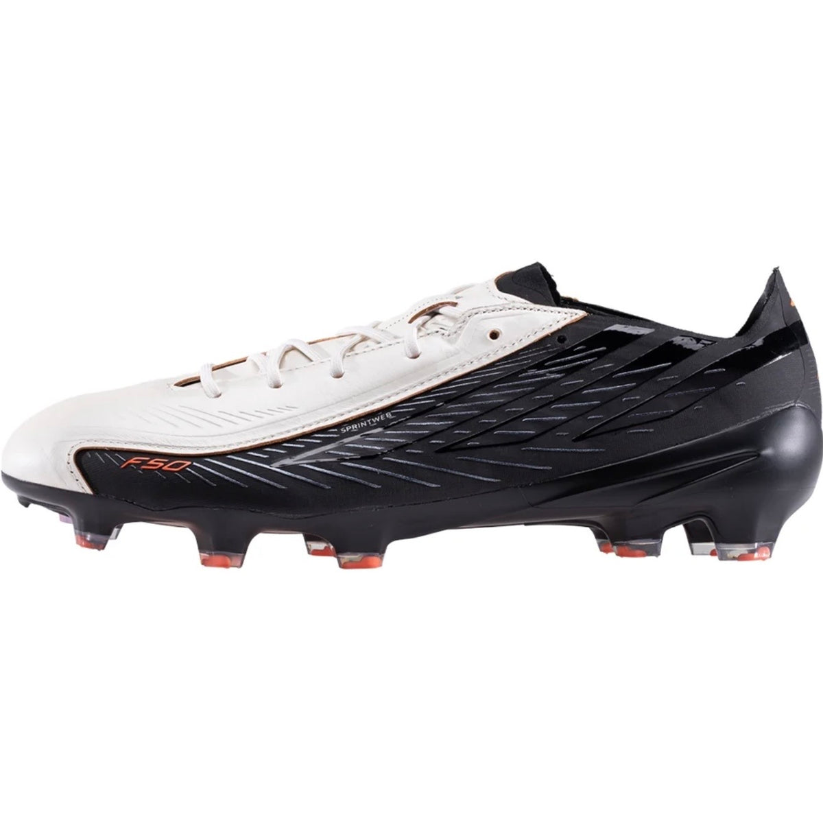adidas F50 Hyperfast Elite L Tech FG Firm Ground Soccer Cleat
Zero Metallic/Core Black/Solar Orange