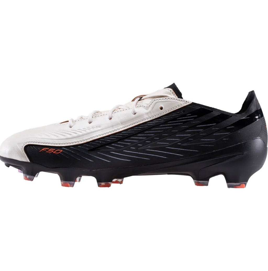 adidas F50 Hyperfast Elite L Tech FG Firm Ground Soccer Cleat
Zero Metallic/Core Black/Solar Orange