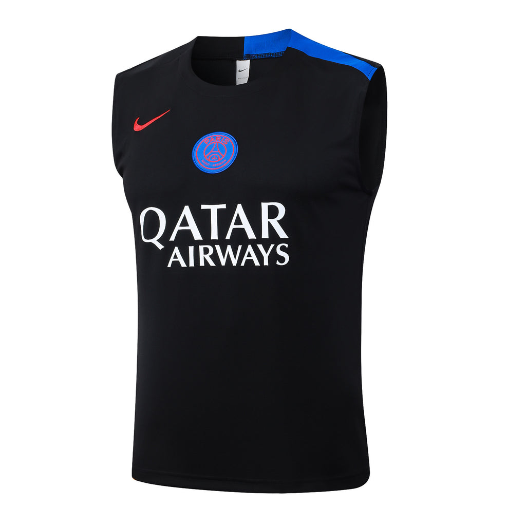 Men’s Paris Saint-Germain Training Vest Black/Blue