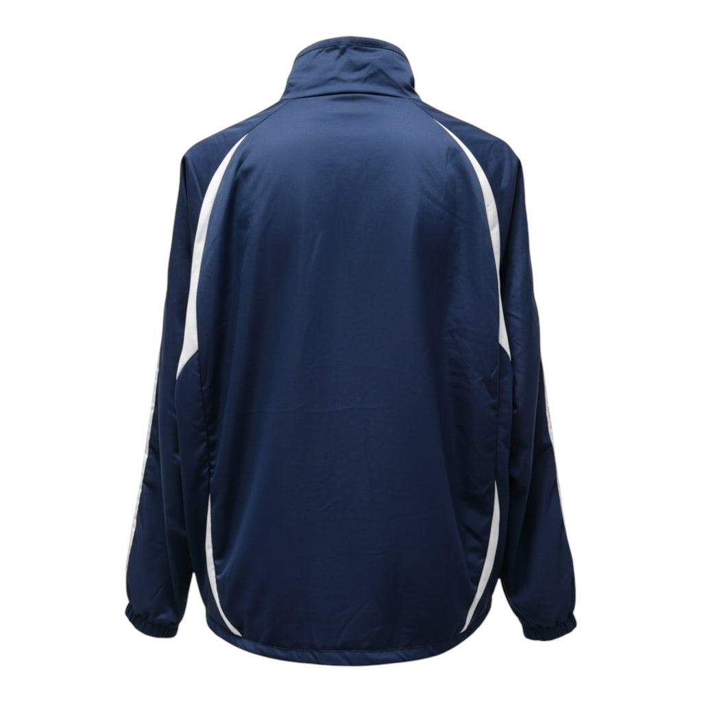 Chaqueta cortavientos retro inspirada en Francia 2006 – Azul marino/Blanco