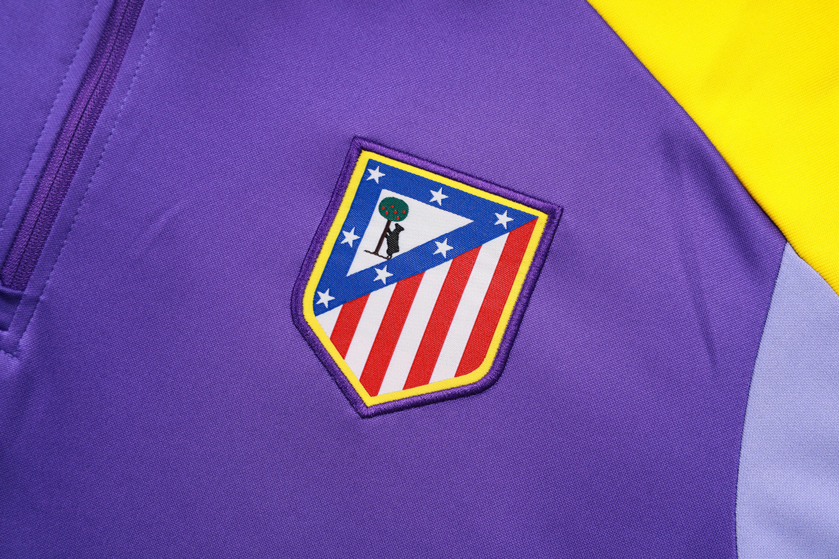 Men’s Atletico Madrid Training Tracksuit Purple/Yellow
