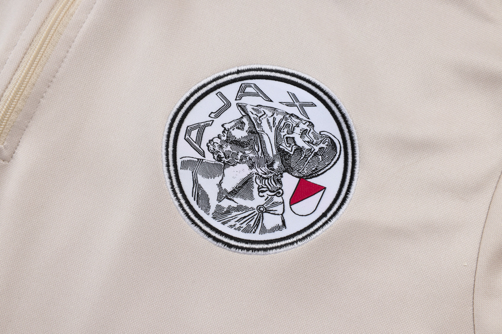 Men’s Ajax FC Training Tracksuit Beige/Burgundy