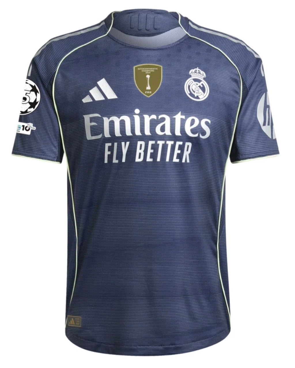 Men’s Real Madrid Away 25/26 CL Player Version