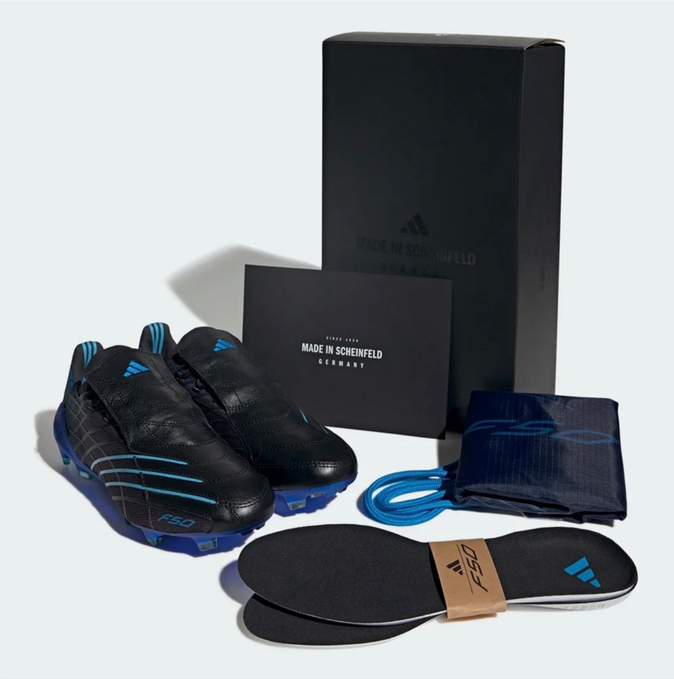 adidas F50 Elite Spider FG Firm Ground
Soccer Cleat
Black/Blue