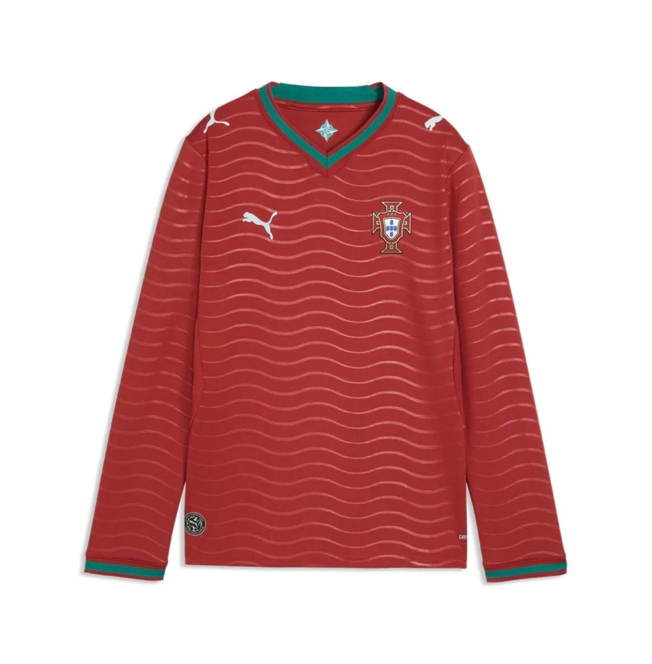 Youth Portugal 2026 Home Jersey Long Sleeve