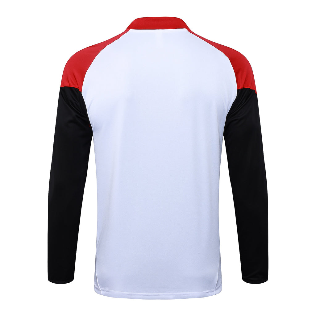 Men’s Arsenal FC Training Tracksuit White/Black/Red