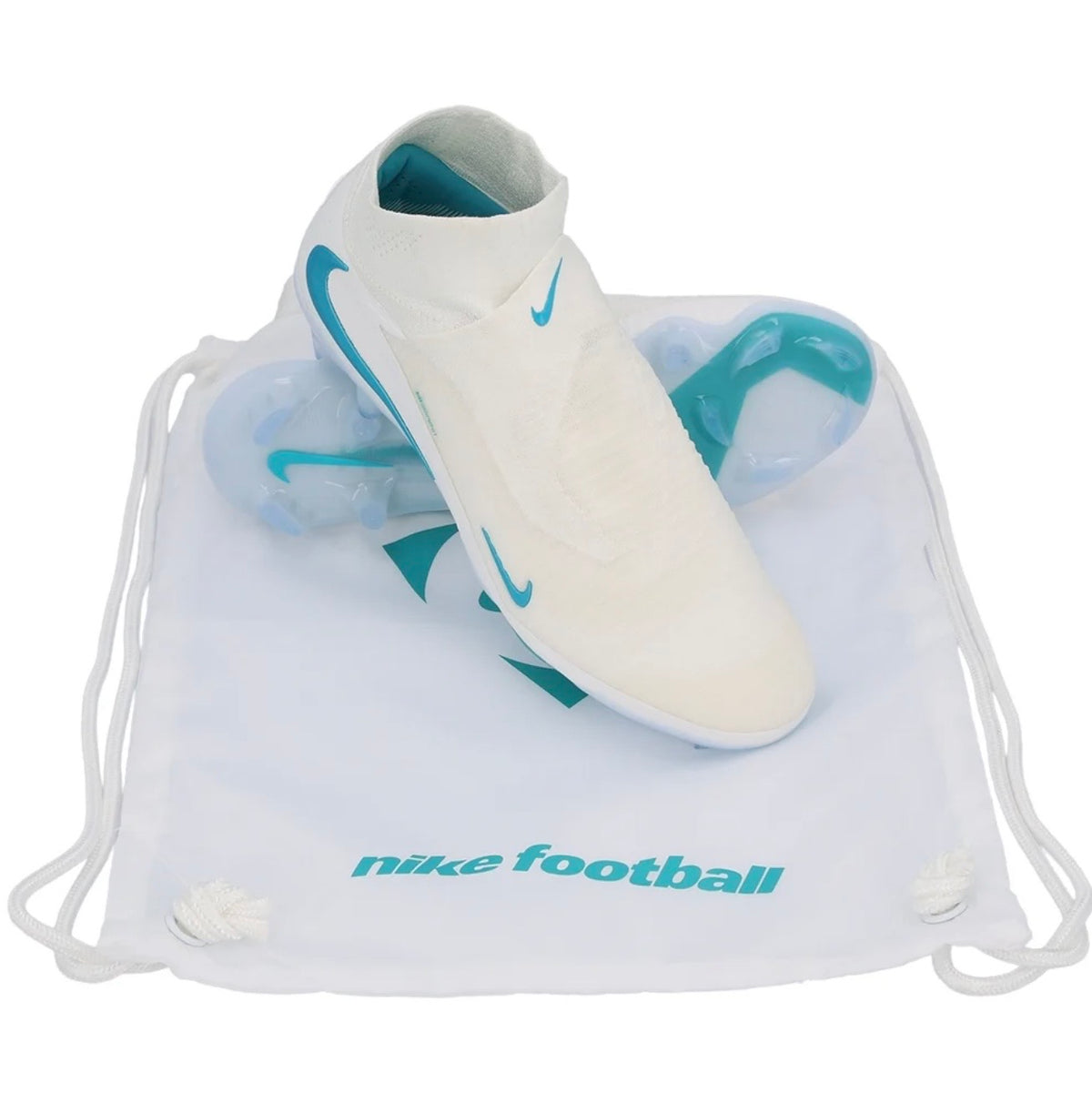 Botines de fútbol Nike Phantom 6 High Elite FG para terreno firme
Blanco/Cactus polvoriento/Blanco