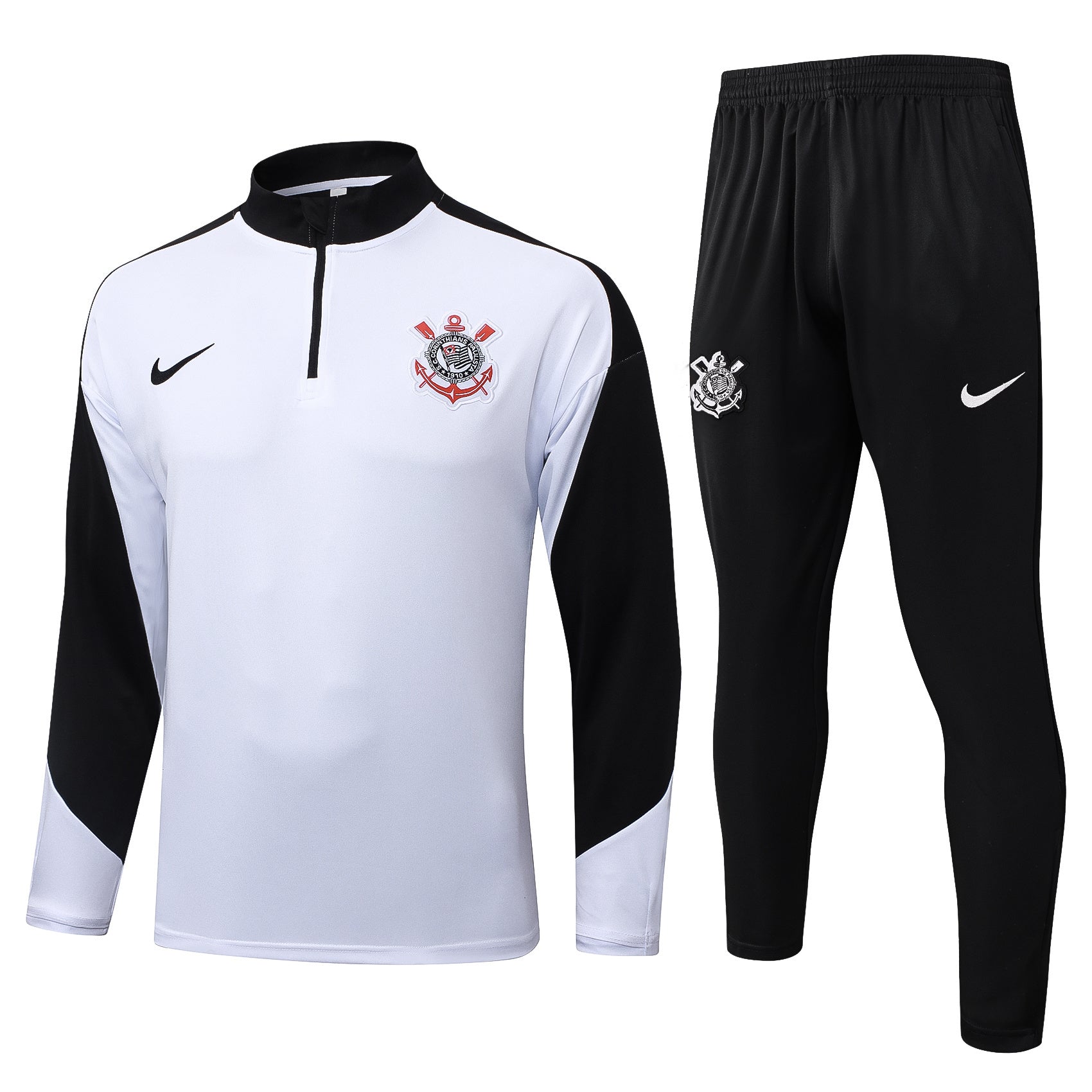 Men’s Corinthians Training Tracksuit White/Black