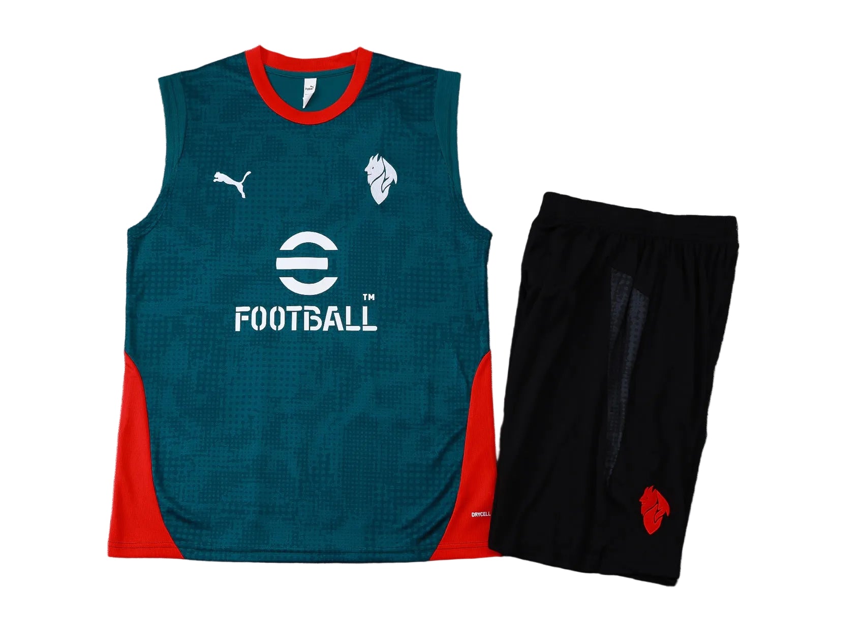 Men’s AC Milan Training Vest Green/Black/Red