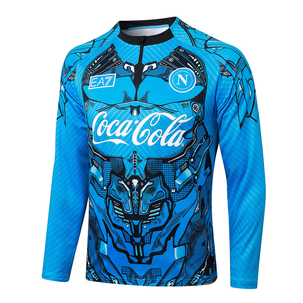 Men’s SSC Napoli Training Tracksuit Blue/Black