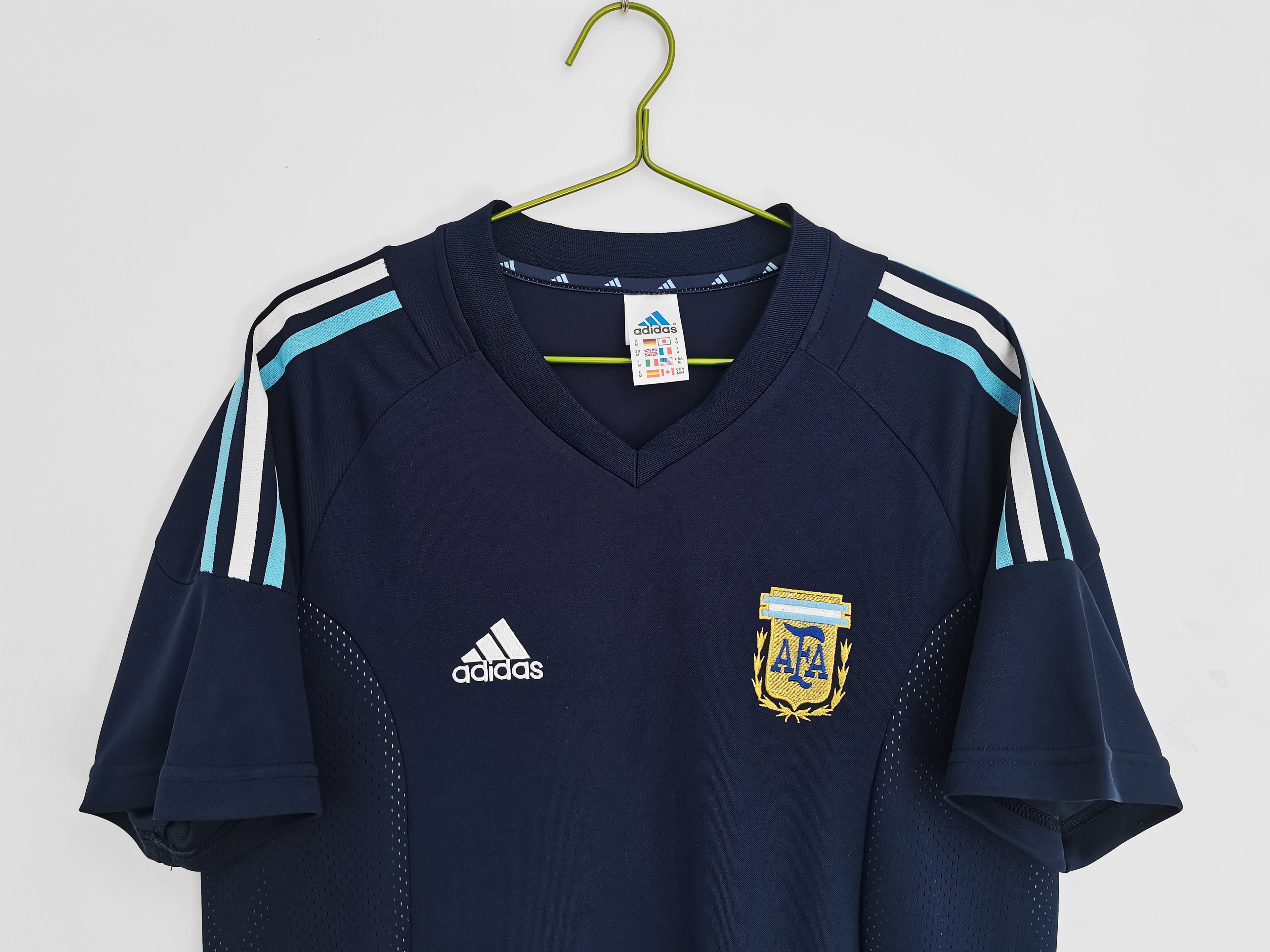 Men’s Argentina 2002 Home Jersey Retro