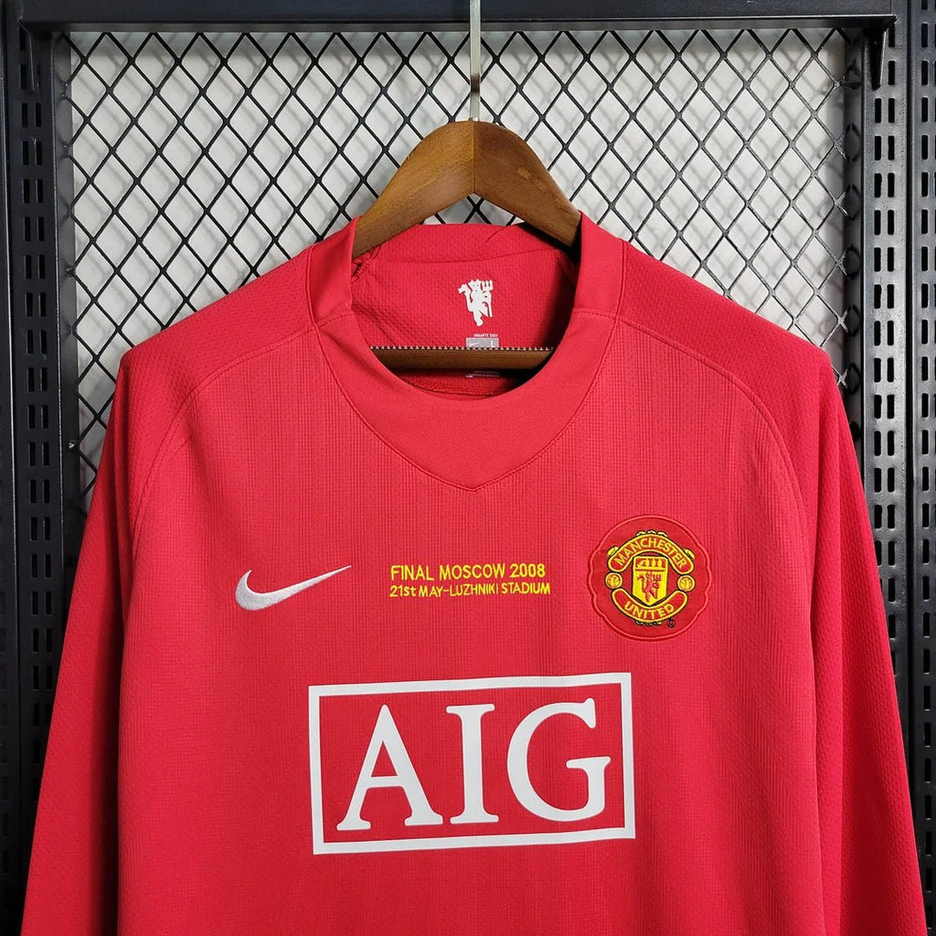 Men’s Manchester United 2007 L/S UCL Home Shirt
