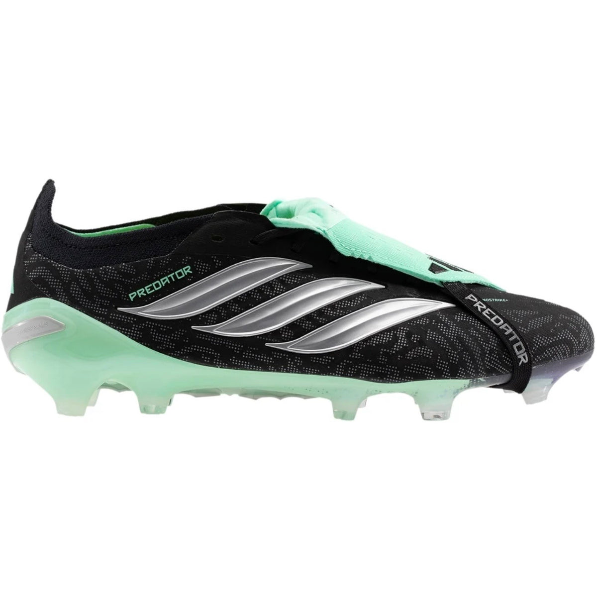 adidas Predator Elite FT FG Firm Ground Soccer Cleat
Core Black/Silver Metallic/Pulse Mint
