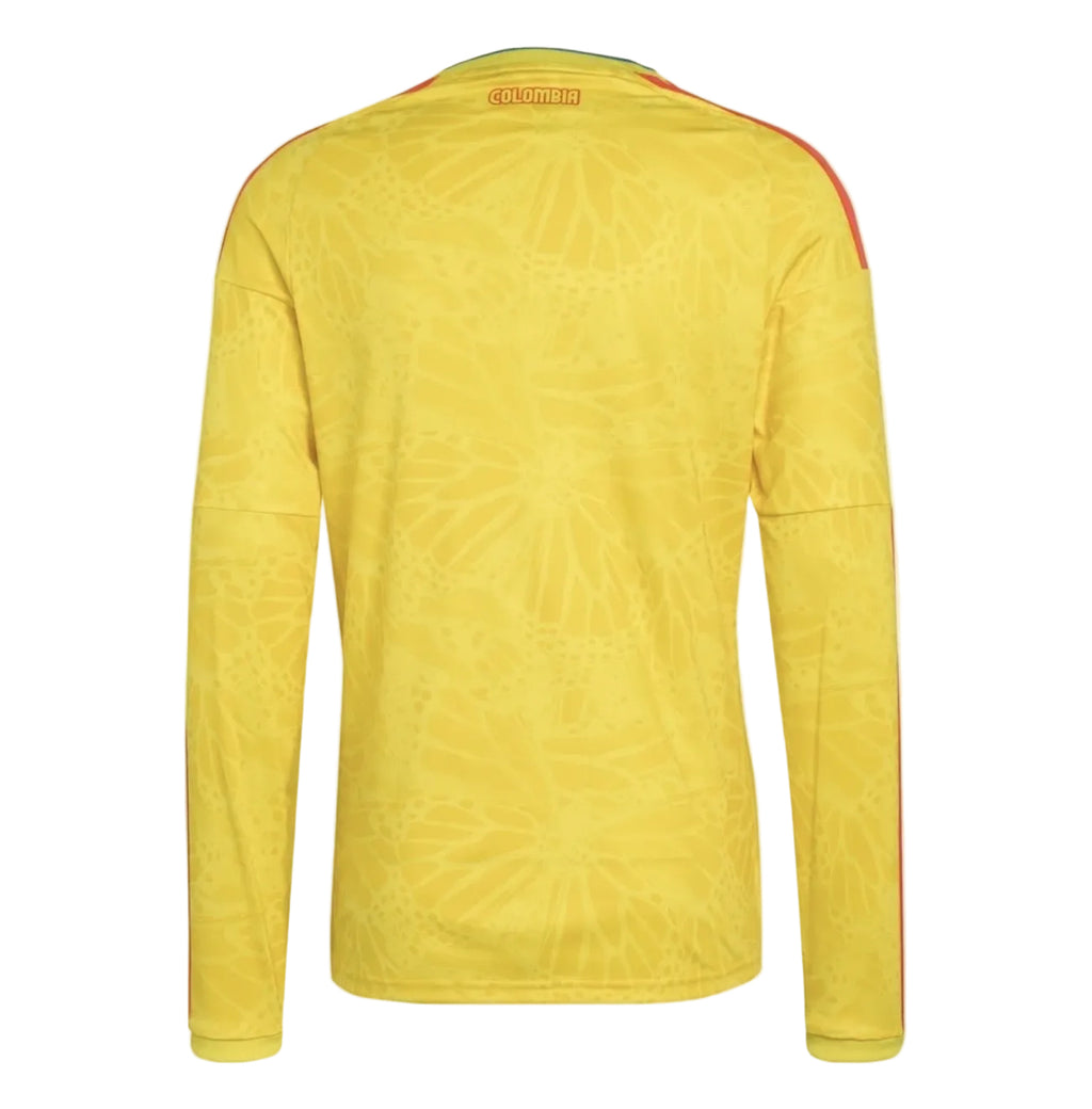 Men's Colombia Long Sleeve Home Jersey 2026 Fan Version