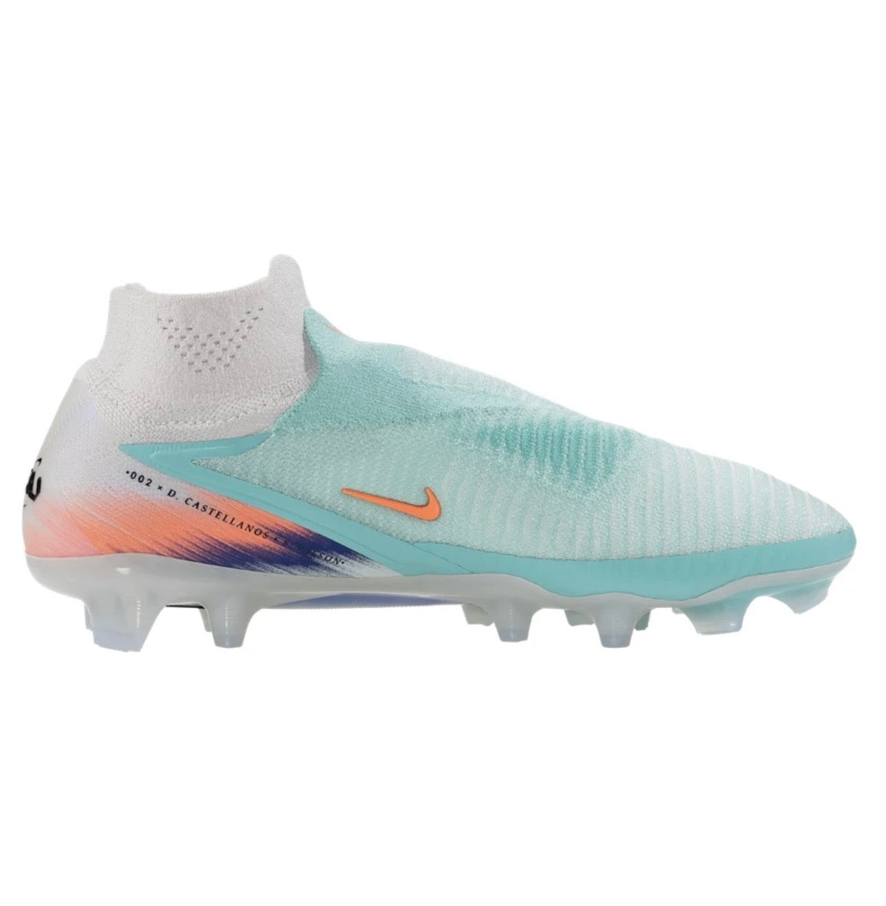 Nike Phantom 6 Elite High FG Firm
Ground Soccer Cleat
Pistachio Frost/Hyper Orange