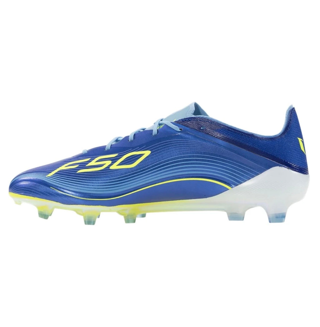 adidas F50 Elite Messi FG Firm Ground
Soccer Cleat
Team Royal Blue/Solar Yellow/Semi Blue Burst