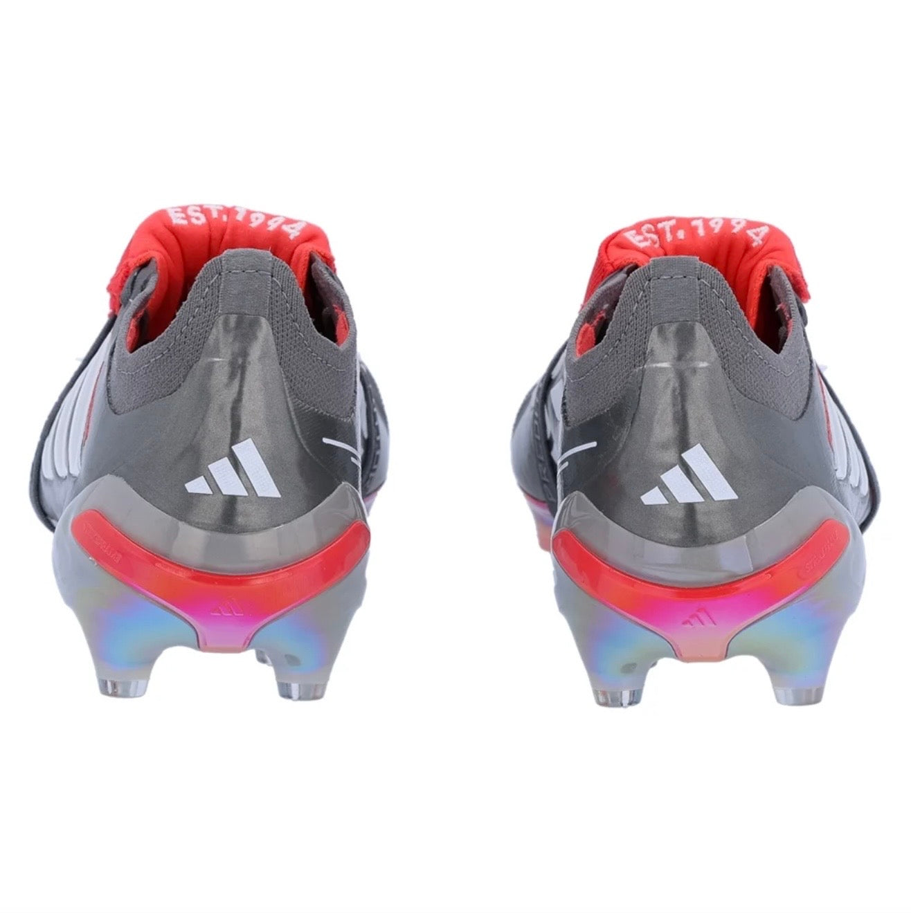 adidas Predator Elite FT AG Artificial Grass Soccer Cleat
Iron Metallic/Zero Metallic/Lucid Red