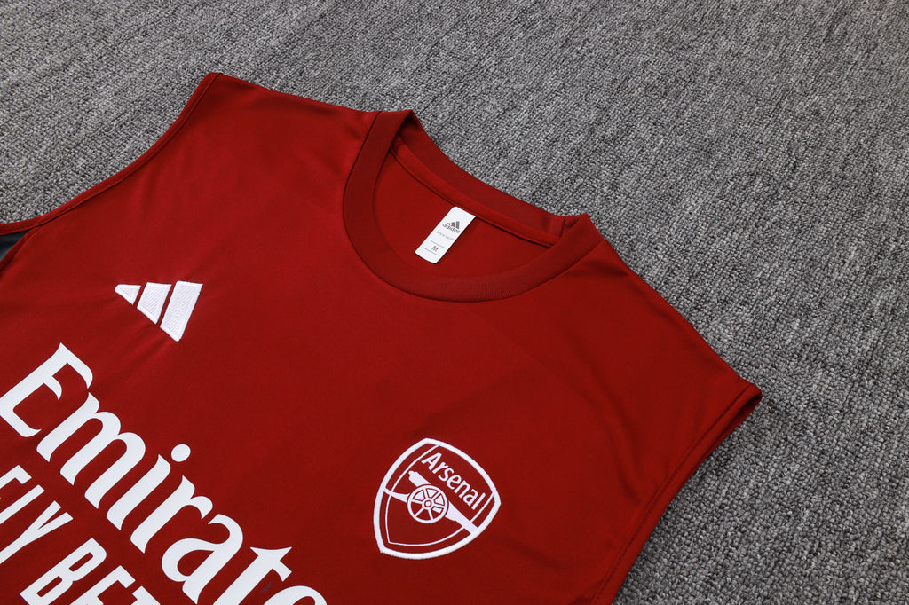 Men’s Arsenal FC Training Vest Red/Grey