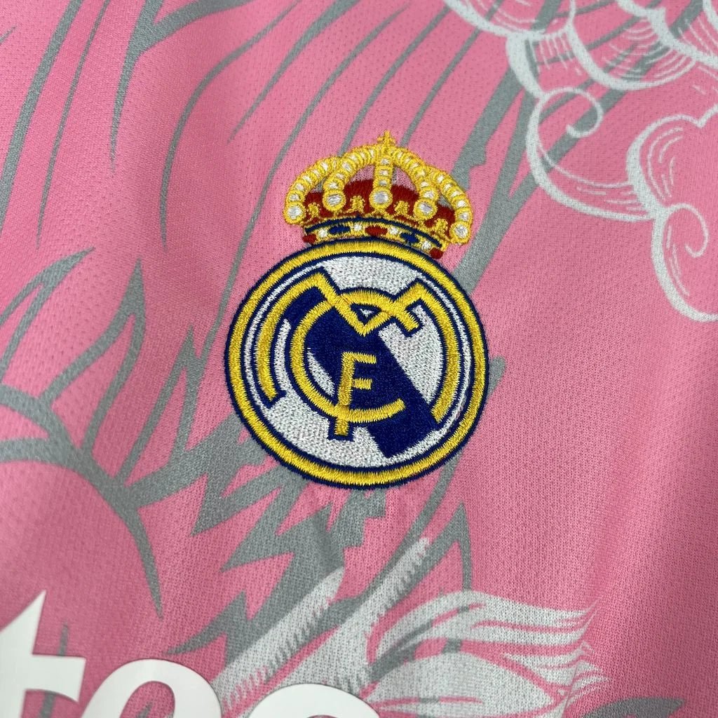 Men’s Real Madrid 2025 Pink Dragon Special Shirt
