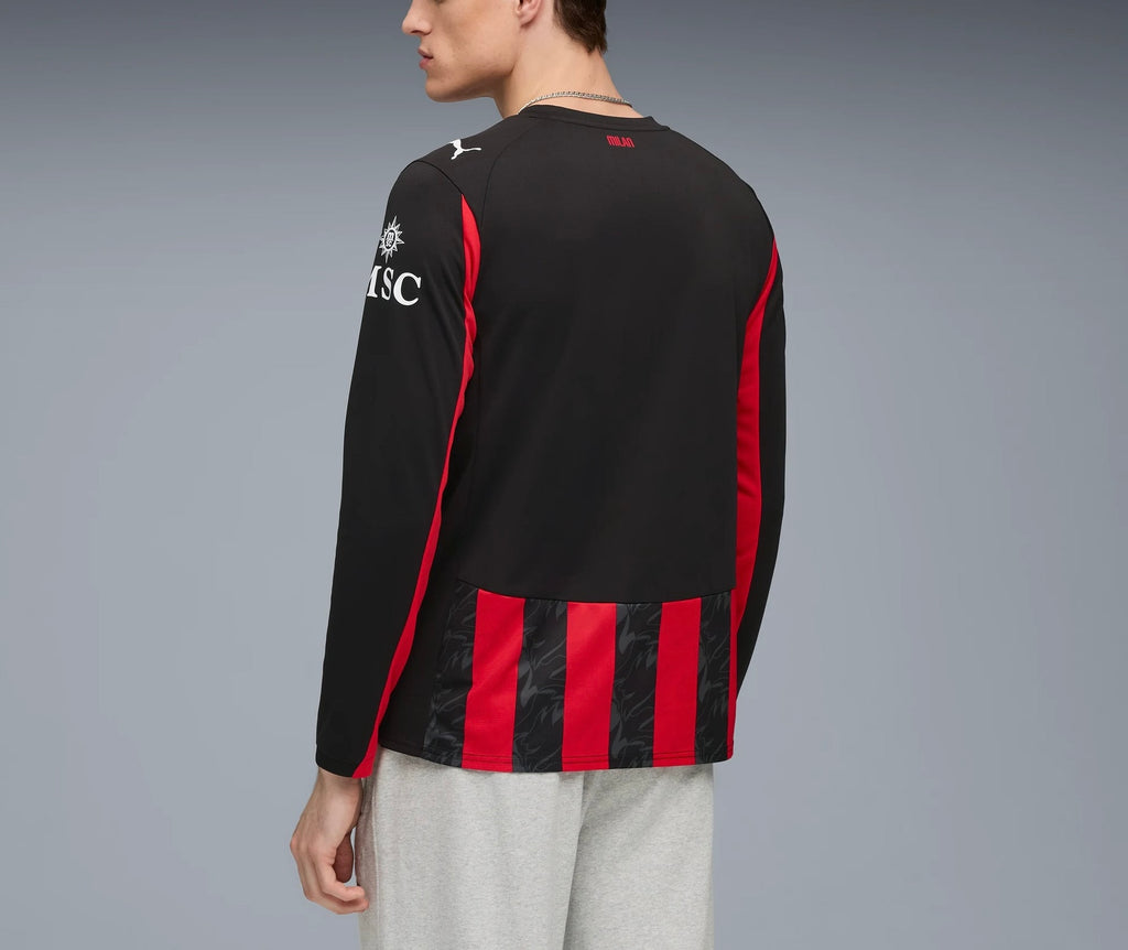 Men’s AC Milan 25/26 Long Sleeve Jersey Fan Version