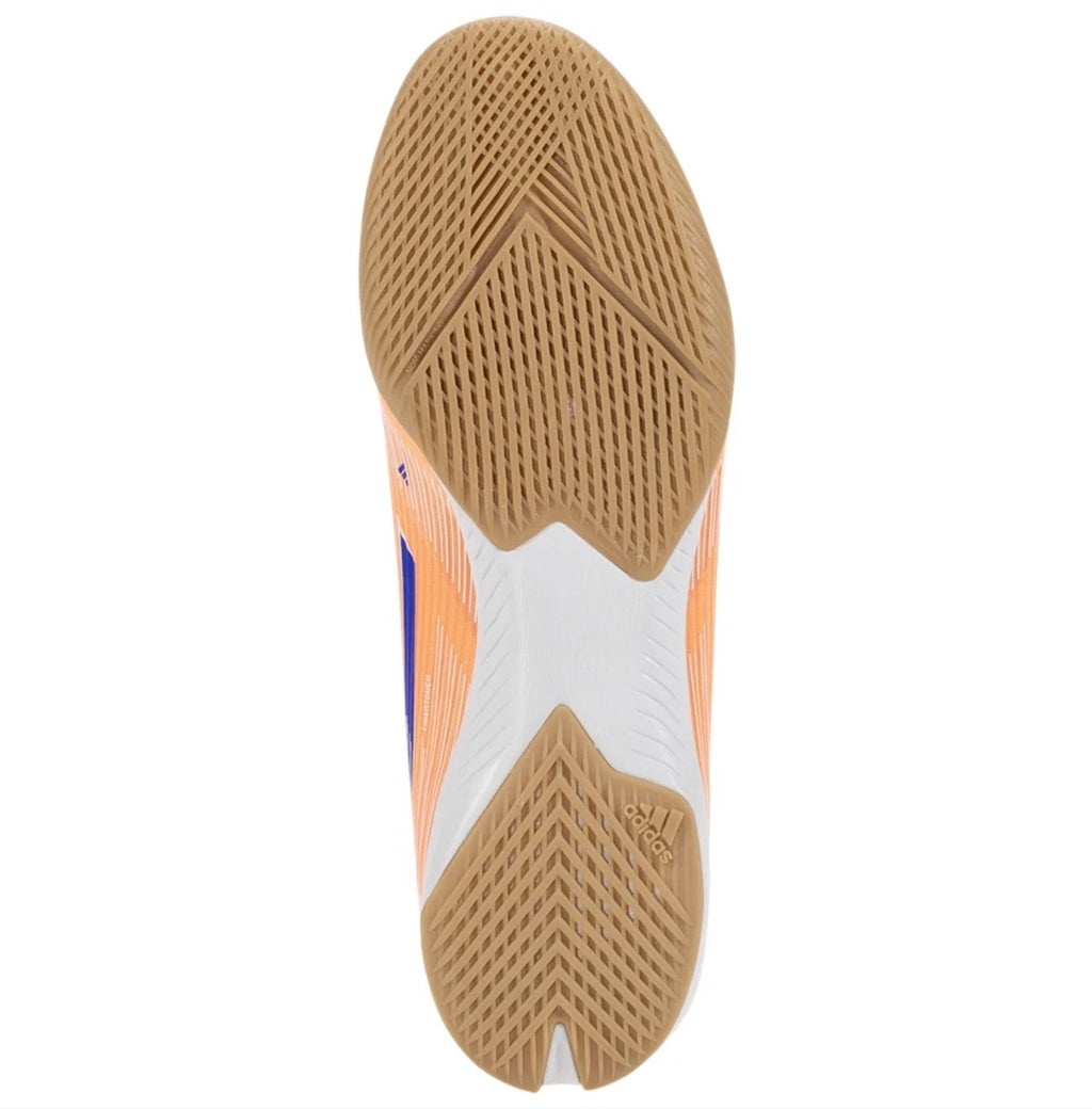 adidas F50 League IN Indoor Soccer
Shoe
Beam Orange/Lucid Blue/White