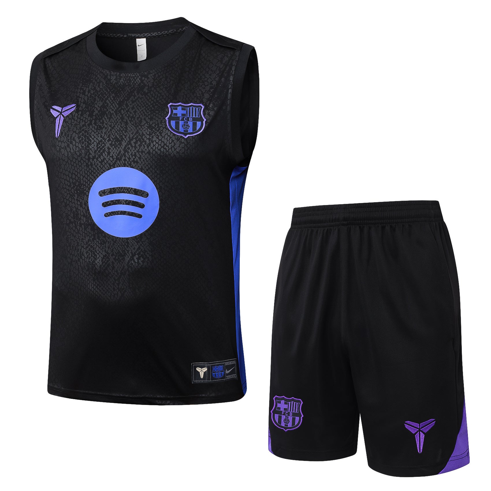Men’s FC Barcelona 25/26 Training Vest Black/Purple