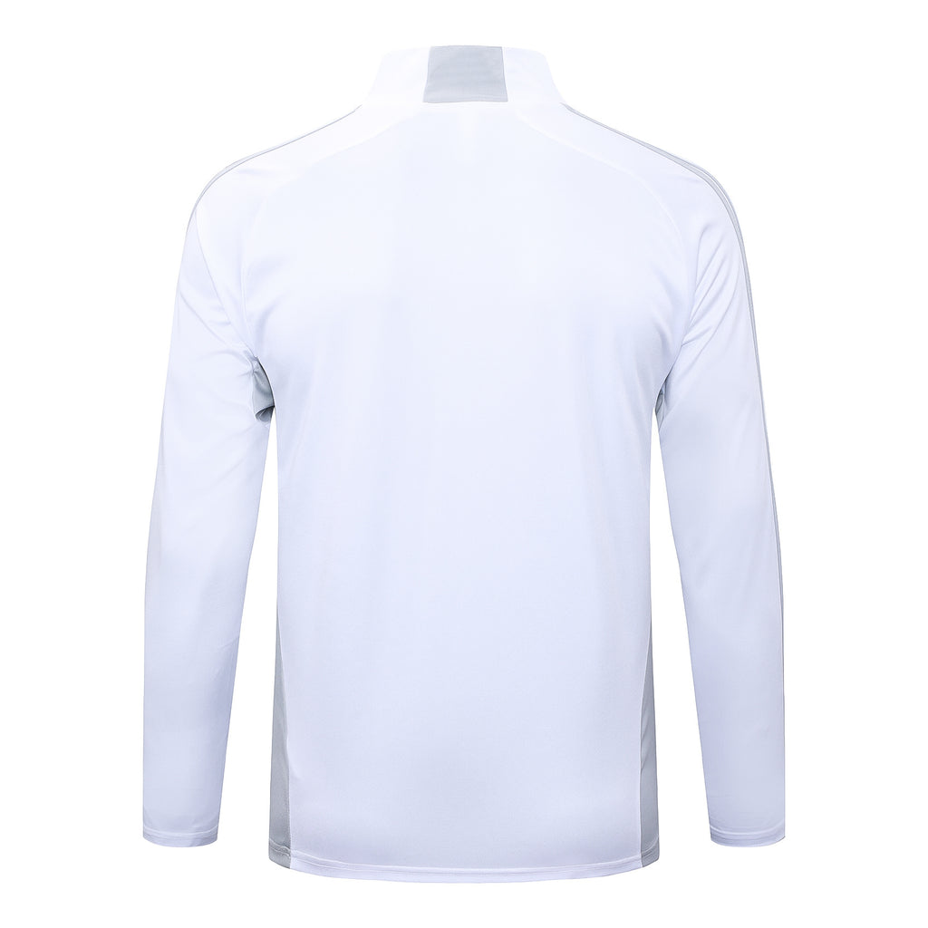 Men’s Real Madrid Training Tracksuit White/Grey